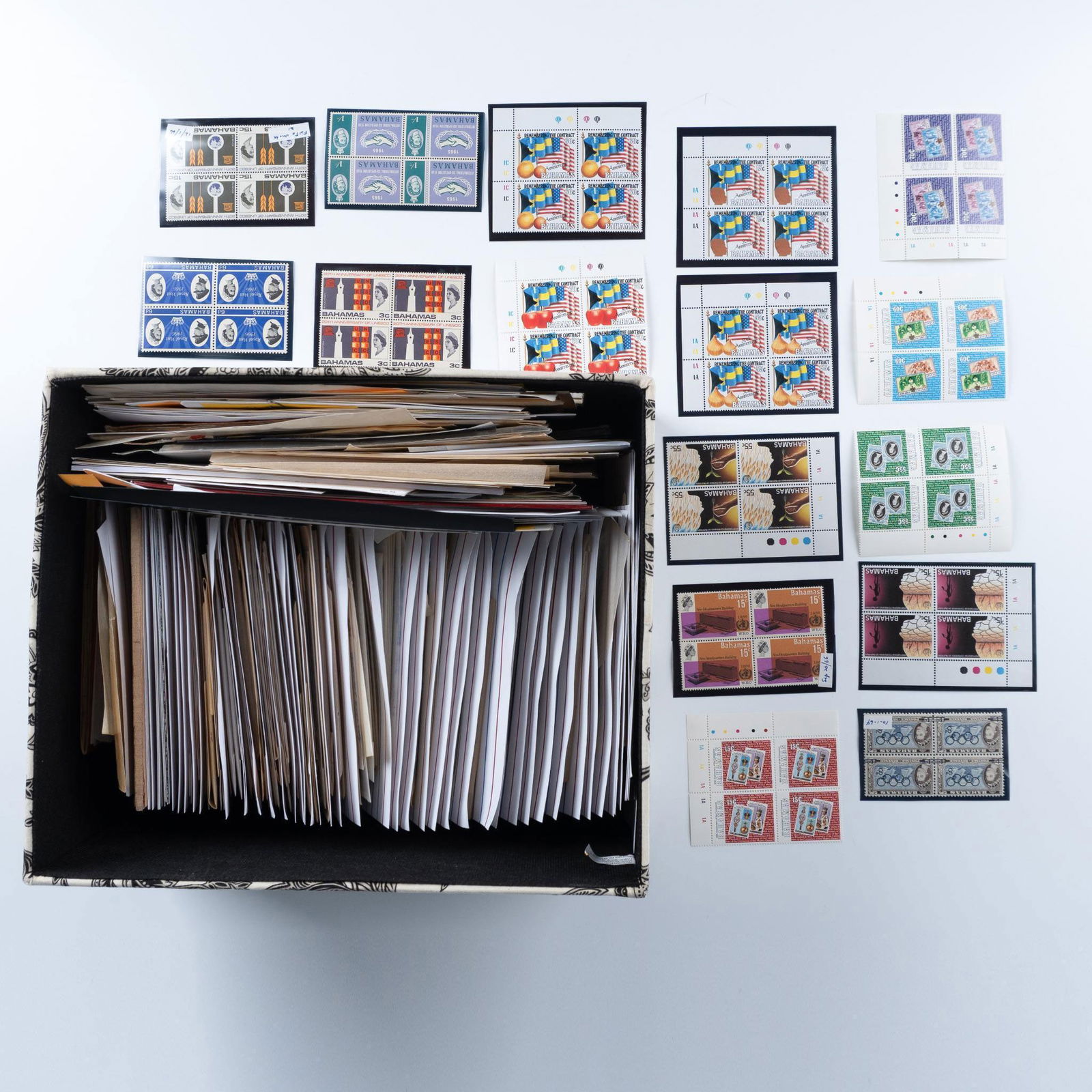 Box of Bahamas Stamps & First Day Covers (1 of 11)