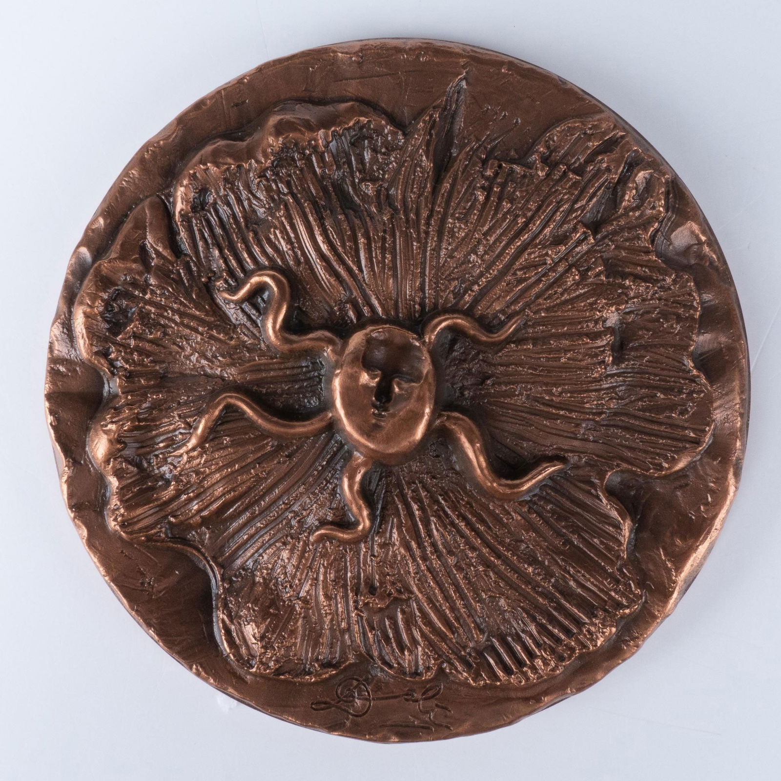 After Salvador Dali (Spanish b. 1904), Sun Medallion (1 of 2)