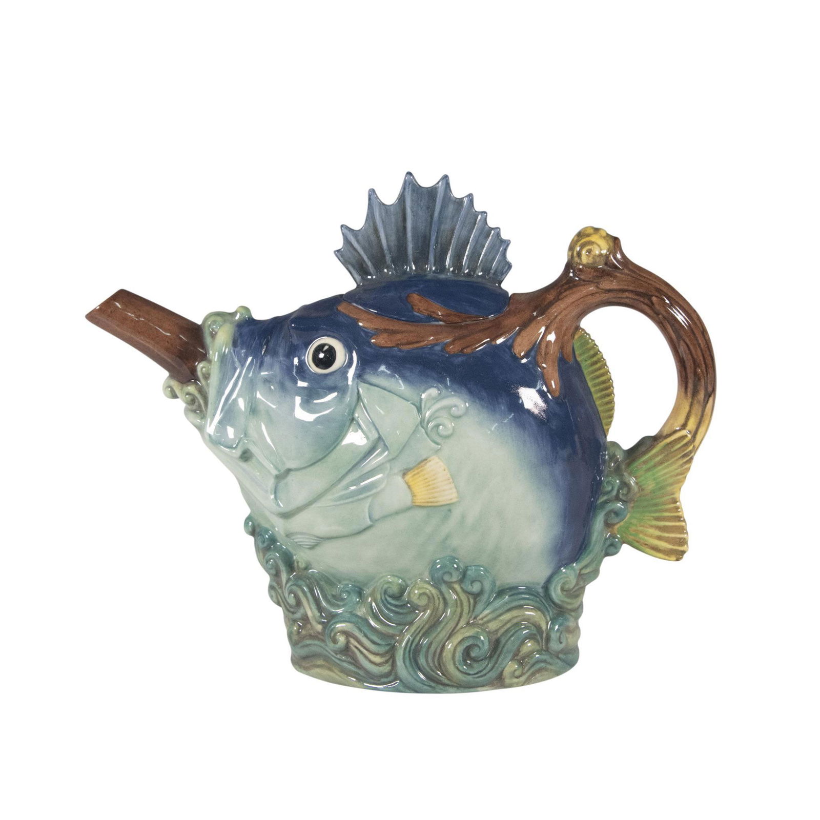Minton Fine China Covered Teapot, Fish (1 of 10)
