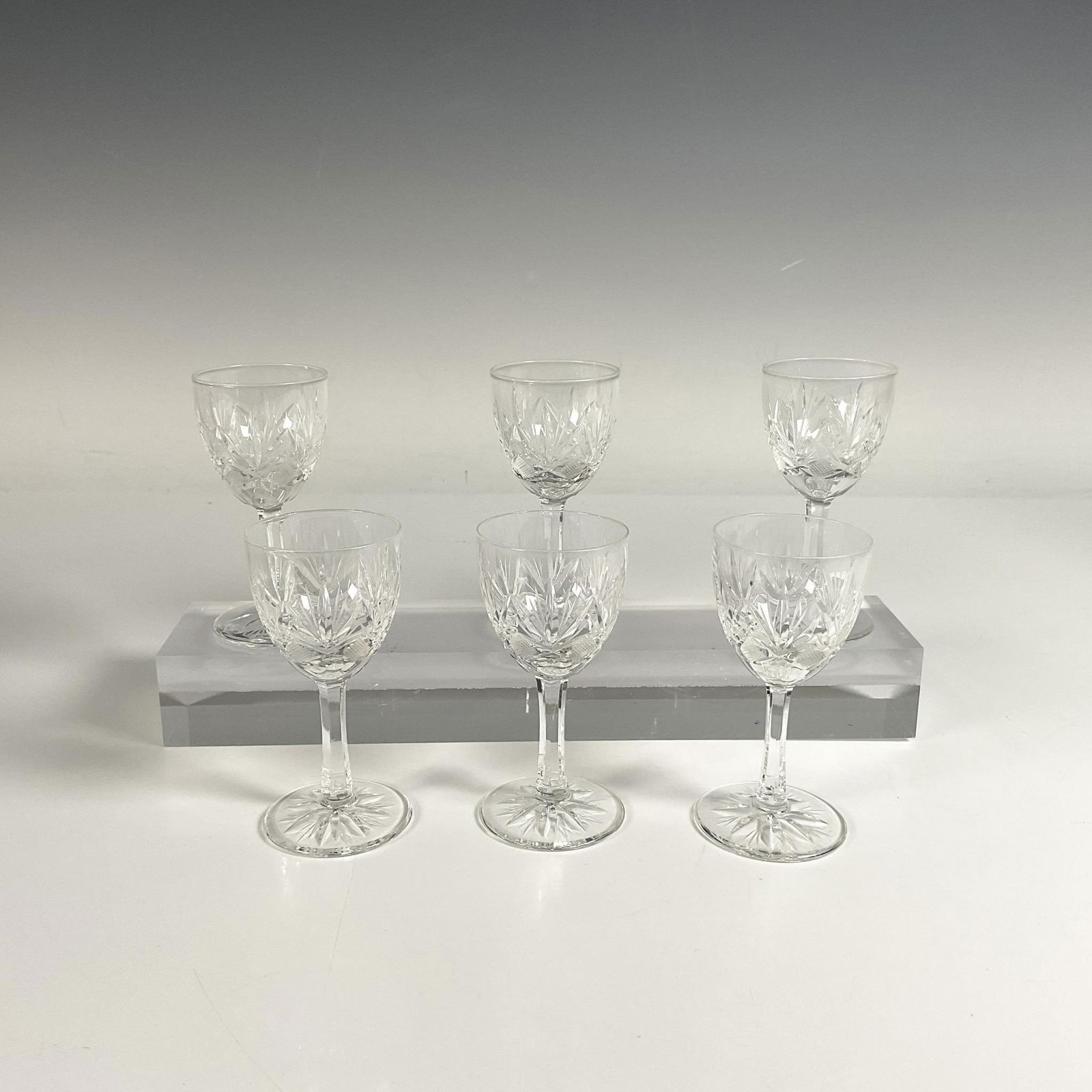 6pc Crystal Cordial Glasses (1 of 4)