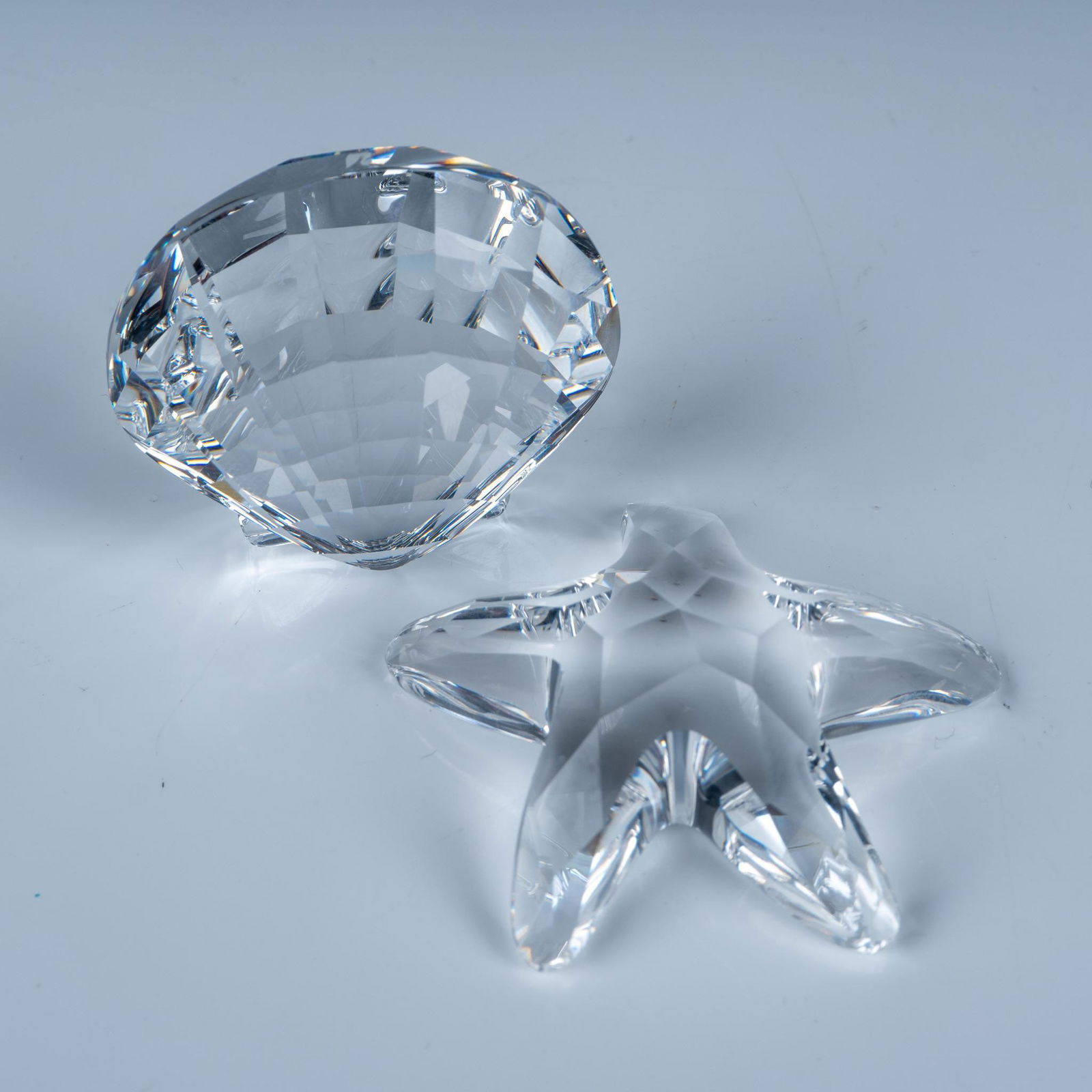 Swarovski Crystal Starfish and Shell Collectibles in Boxes (1 of 3)