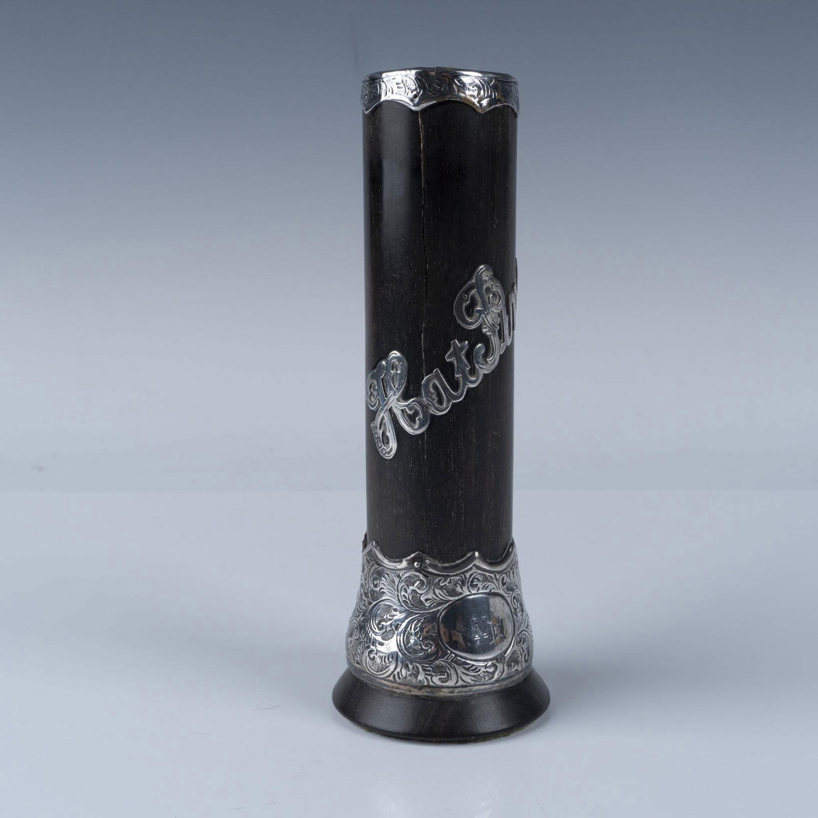 Antique Horn and Sterling Silver Presentation Vase, RFD & Co (1 of 5)