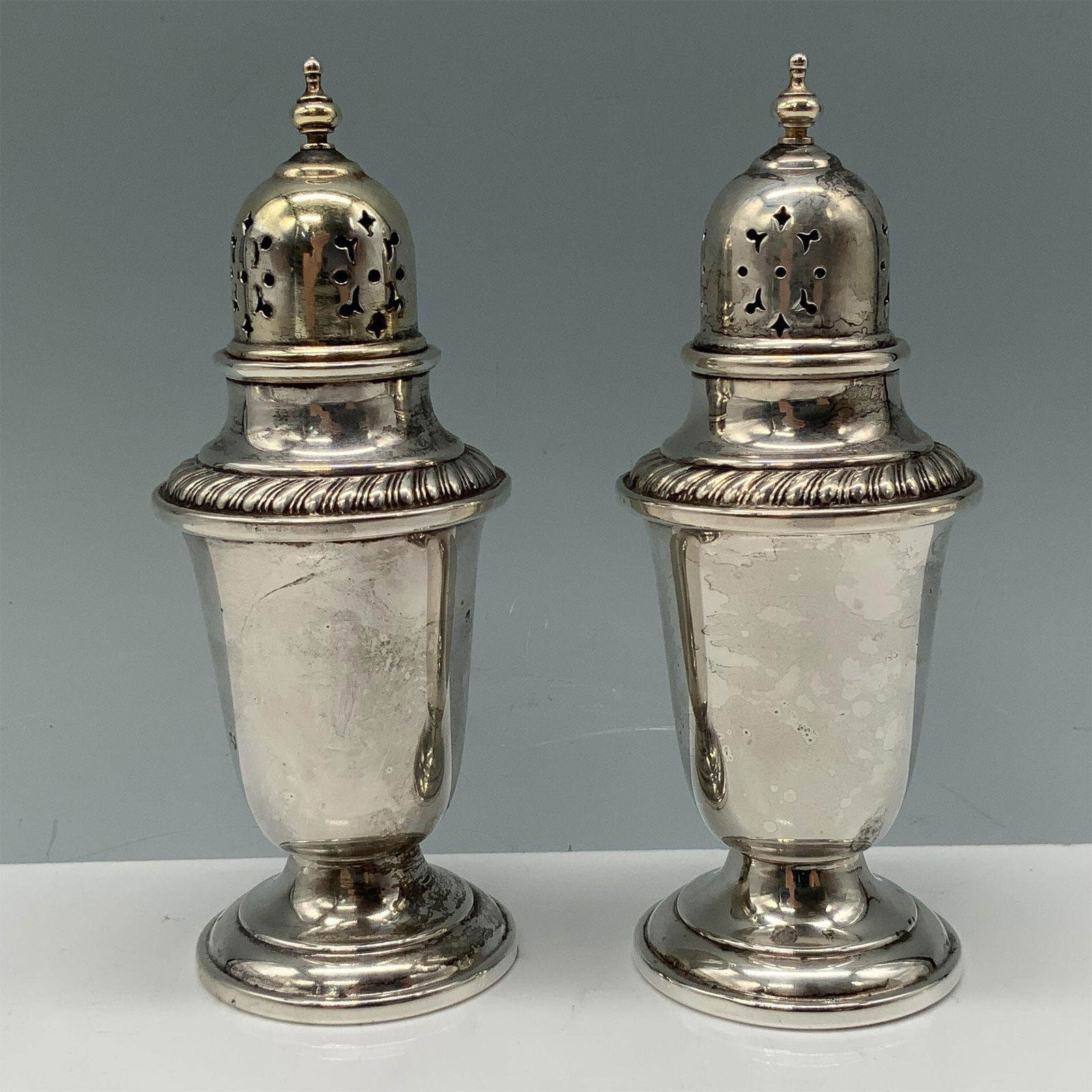 Pair of Gorham Sterling Silver Salt and Pepper Shakers (1 of 3)