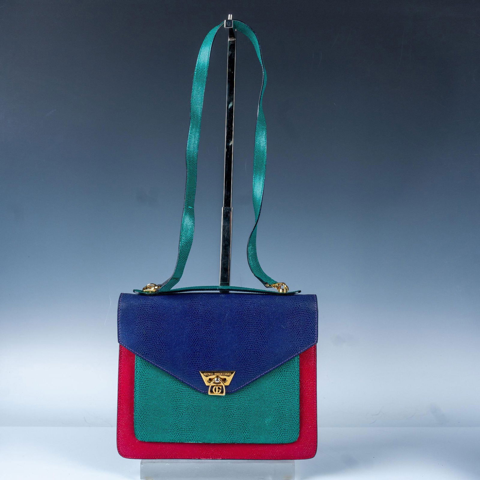 Vintage Gino Ferruzzi Italian Leather Shoulder Purse (1 of 7)