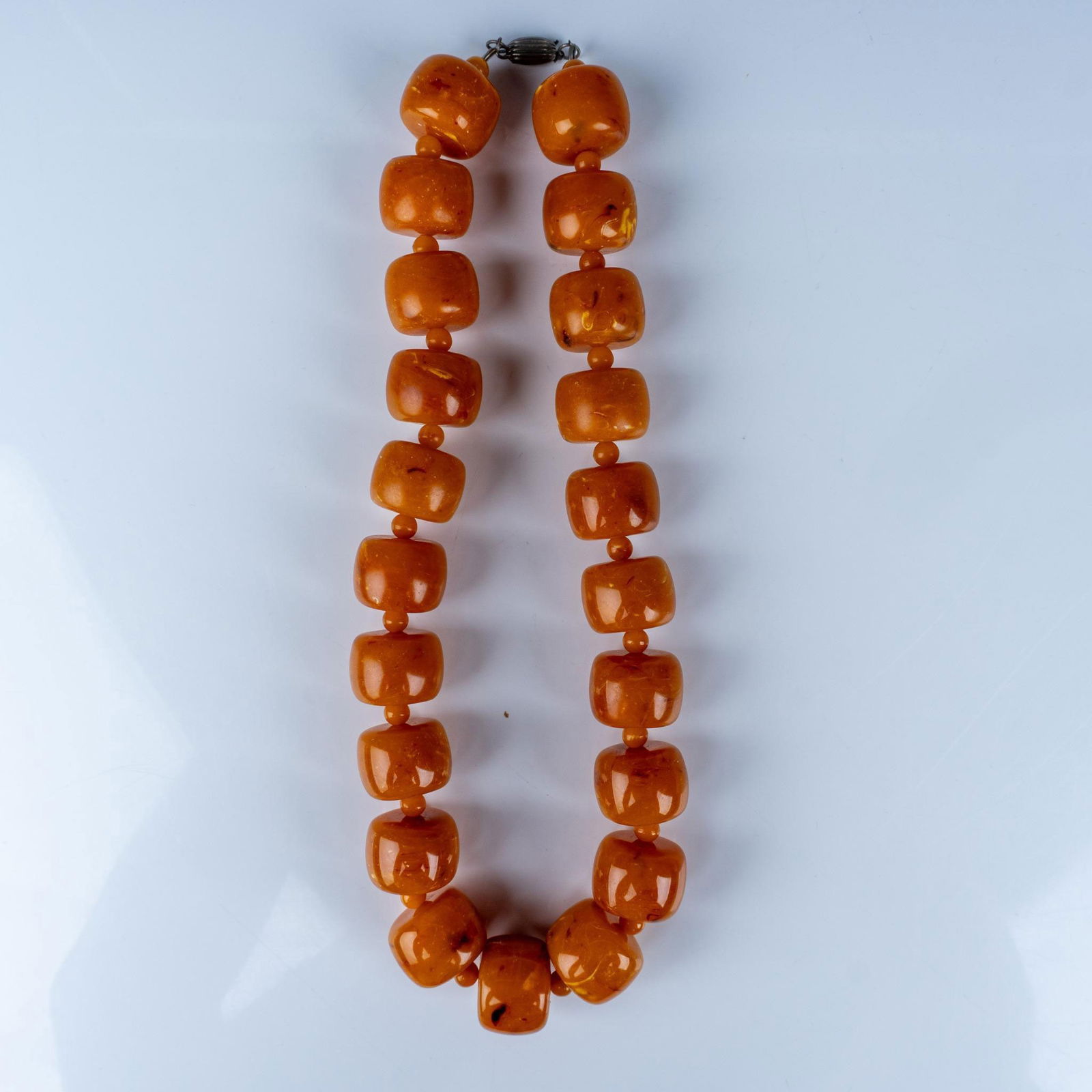 Vintage Butterscotch Bakelite Bead Necklace (1 of 3)