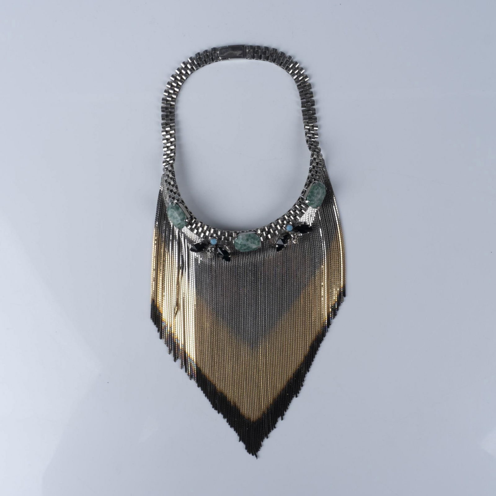 Iosselliani for Barneys Crystal Fringe Collar Necklace (1 of 9)
