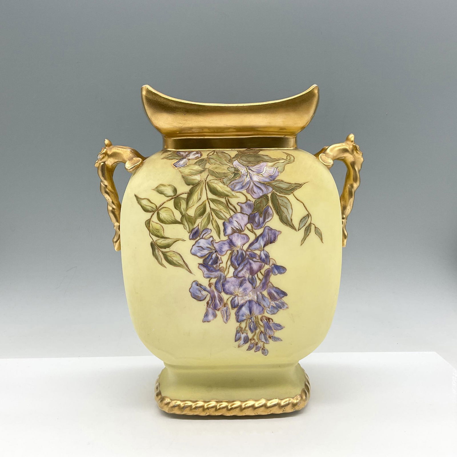 J.P. Limoges Porcelain Vase, Wisteria (1 of 3)