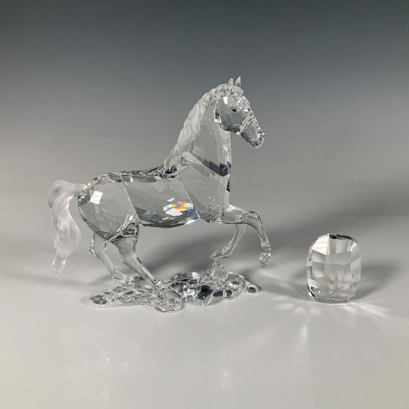 2pc Swarovski Crystal Horse Figurine and Paperweight (1 of 3)