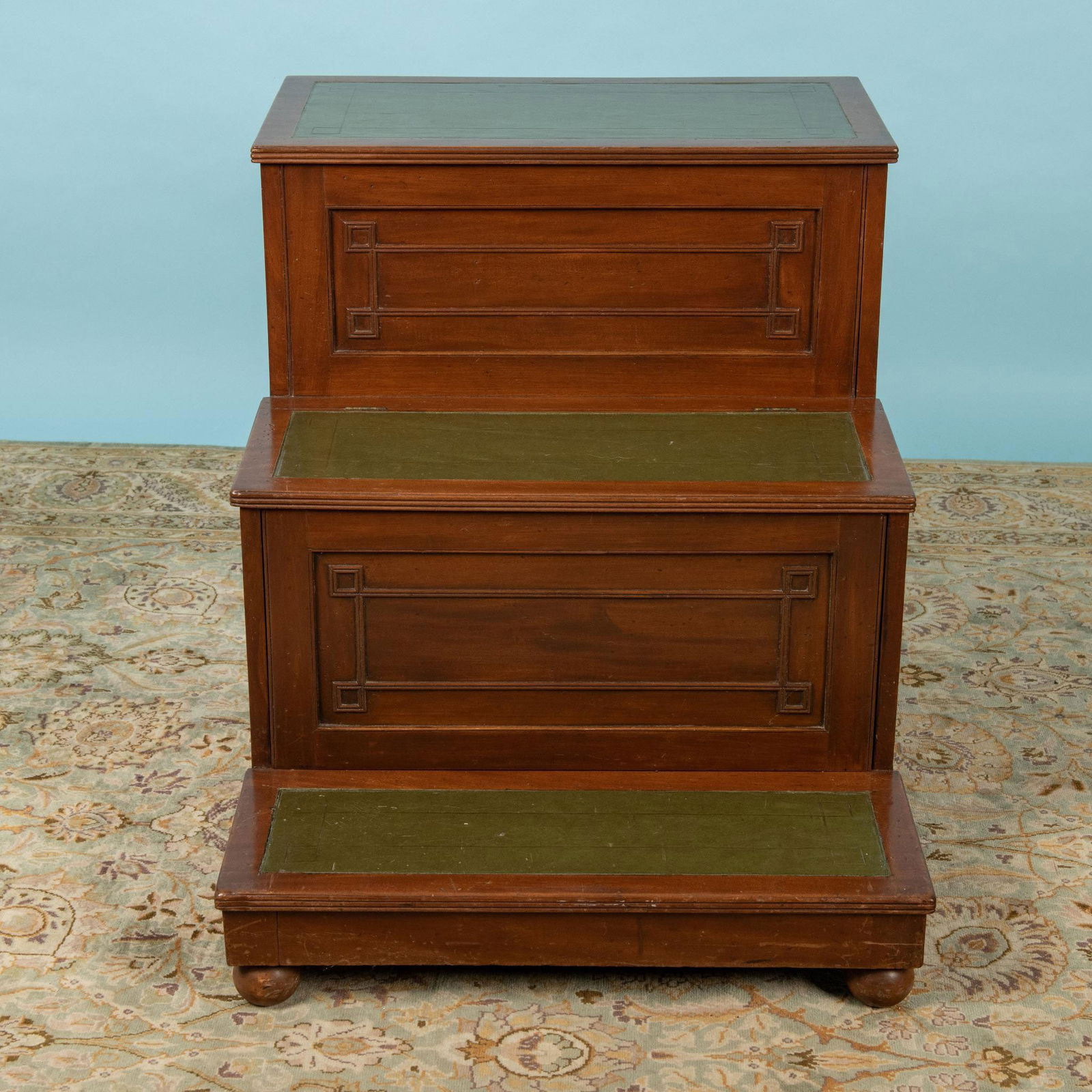 Antique English Mahogany Bedstairs with Chamber Drawer (1 of 6)