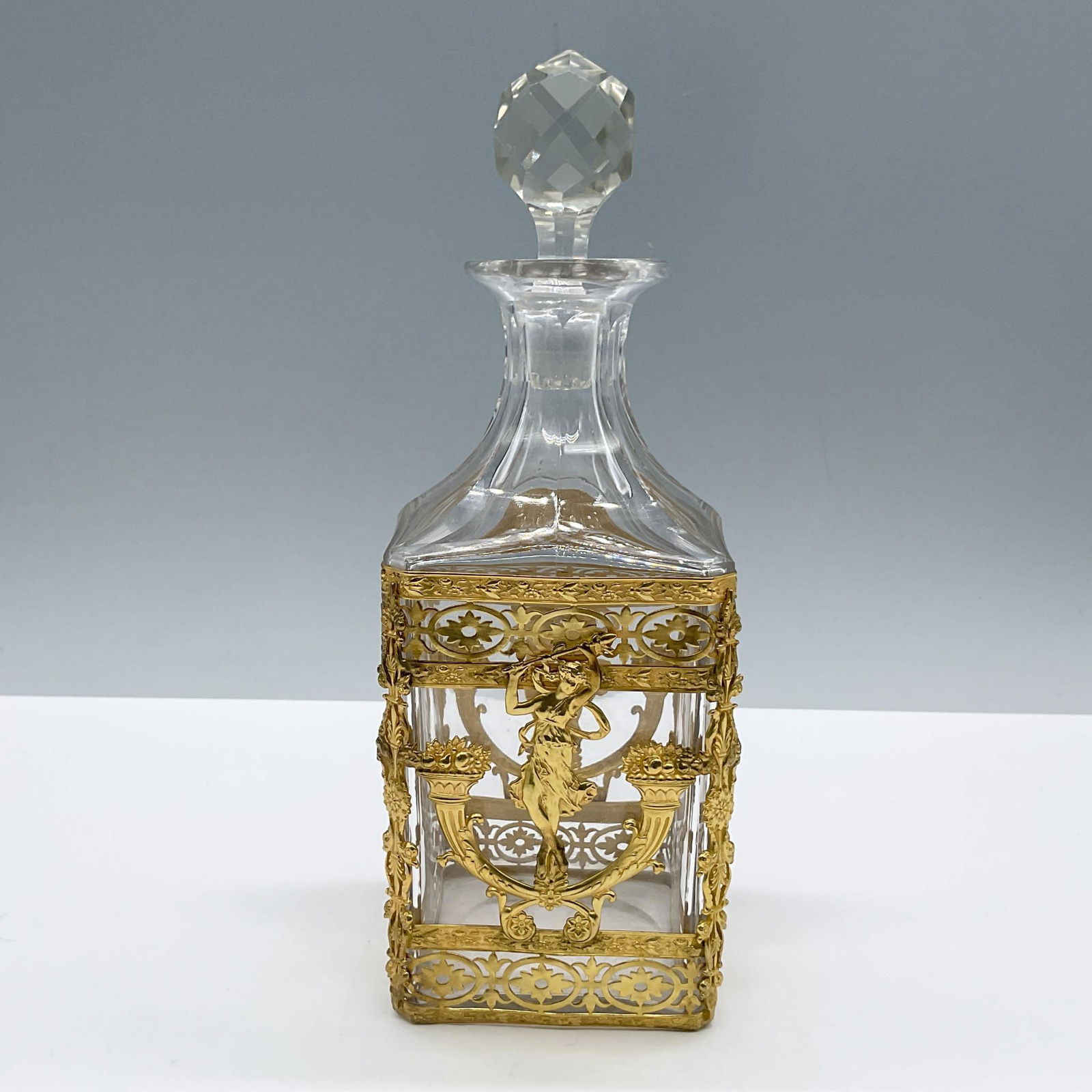 Baccarat Gilder Crystal Decanter, French Empire (1 of 4)