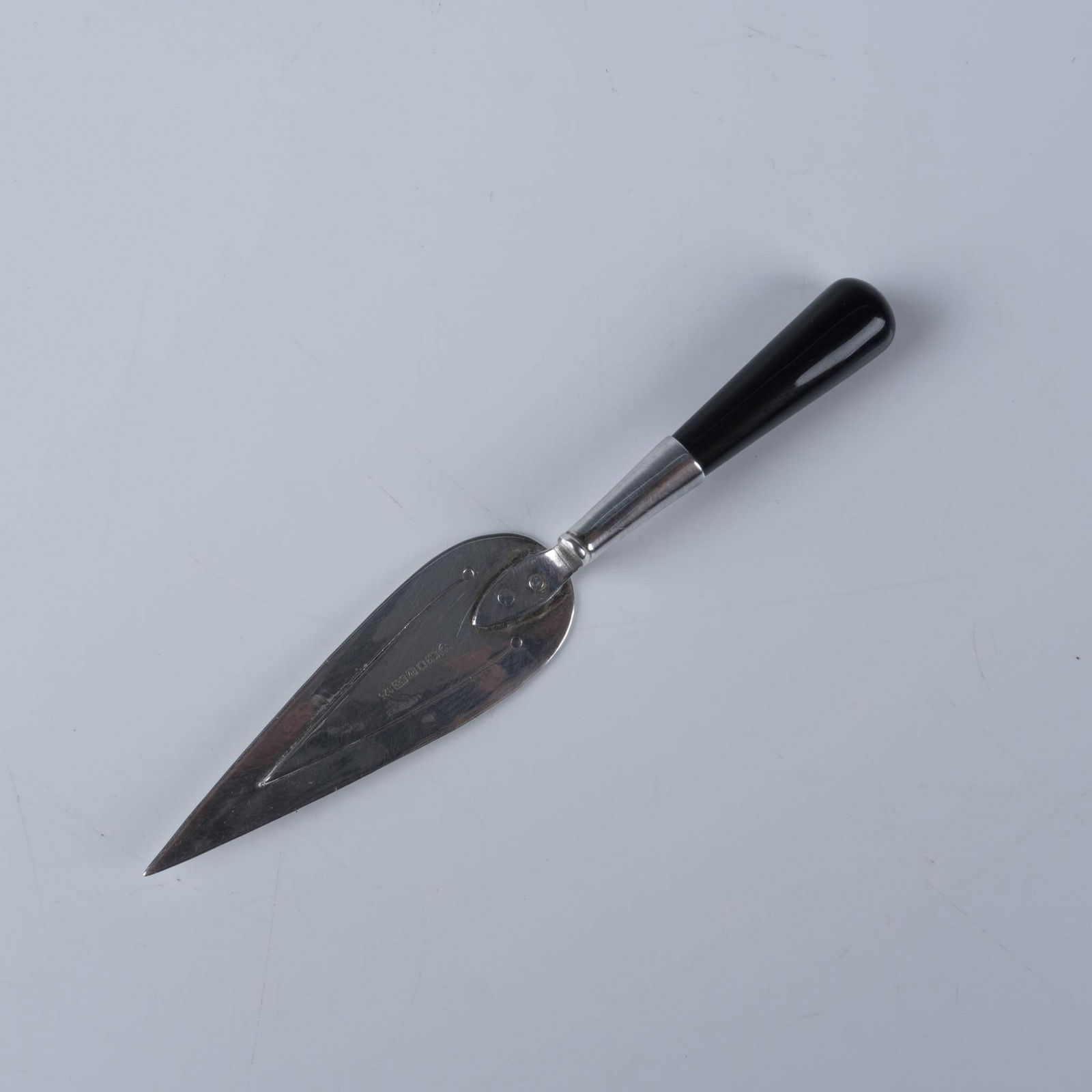 Vintage Sterling Silver and Onyx Paper Knife, Sheffield (1 of 4)