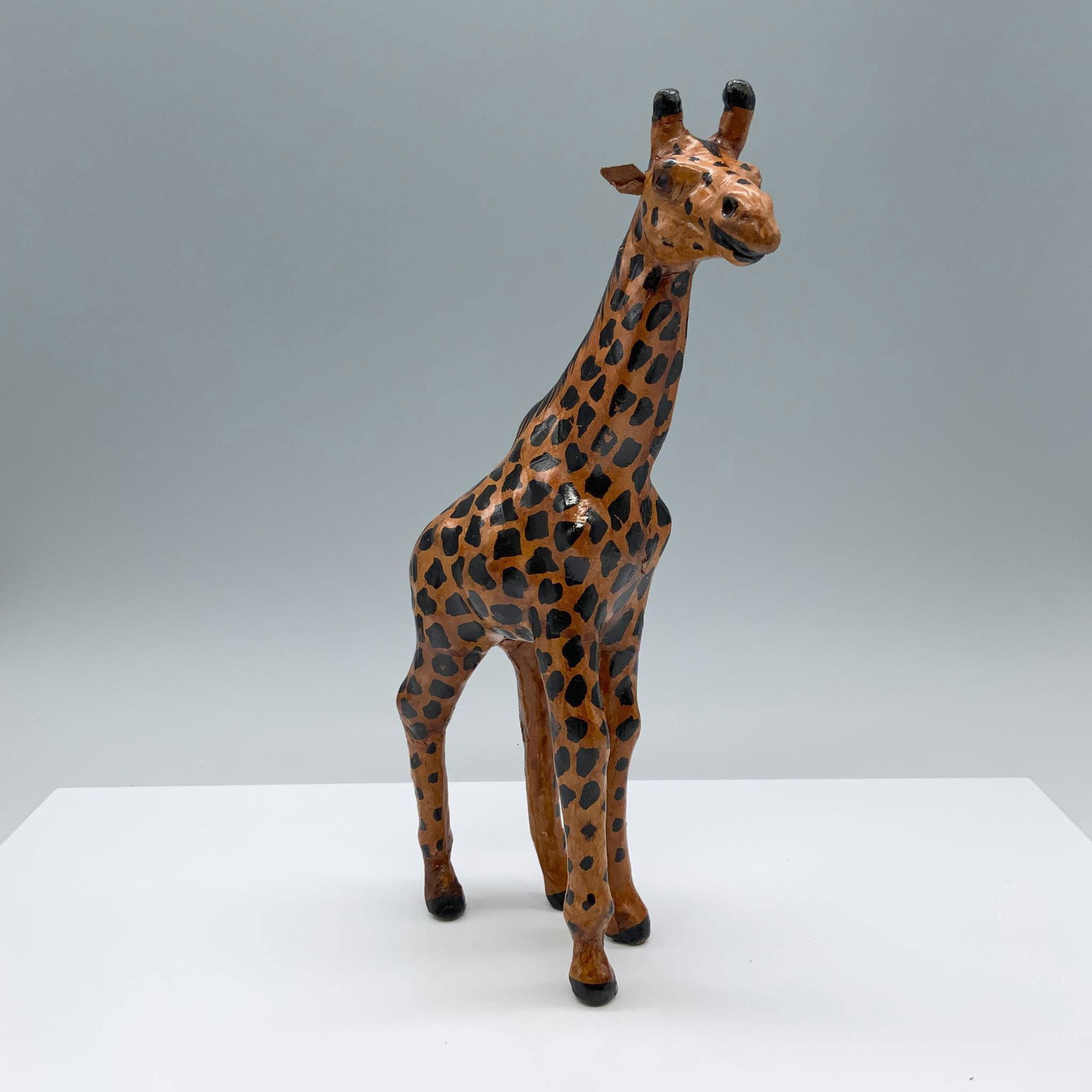 Leather Wrapped Giraffe Figurine (1 of 4)