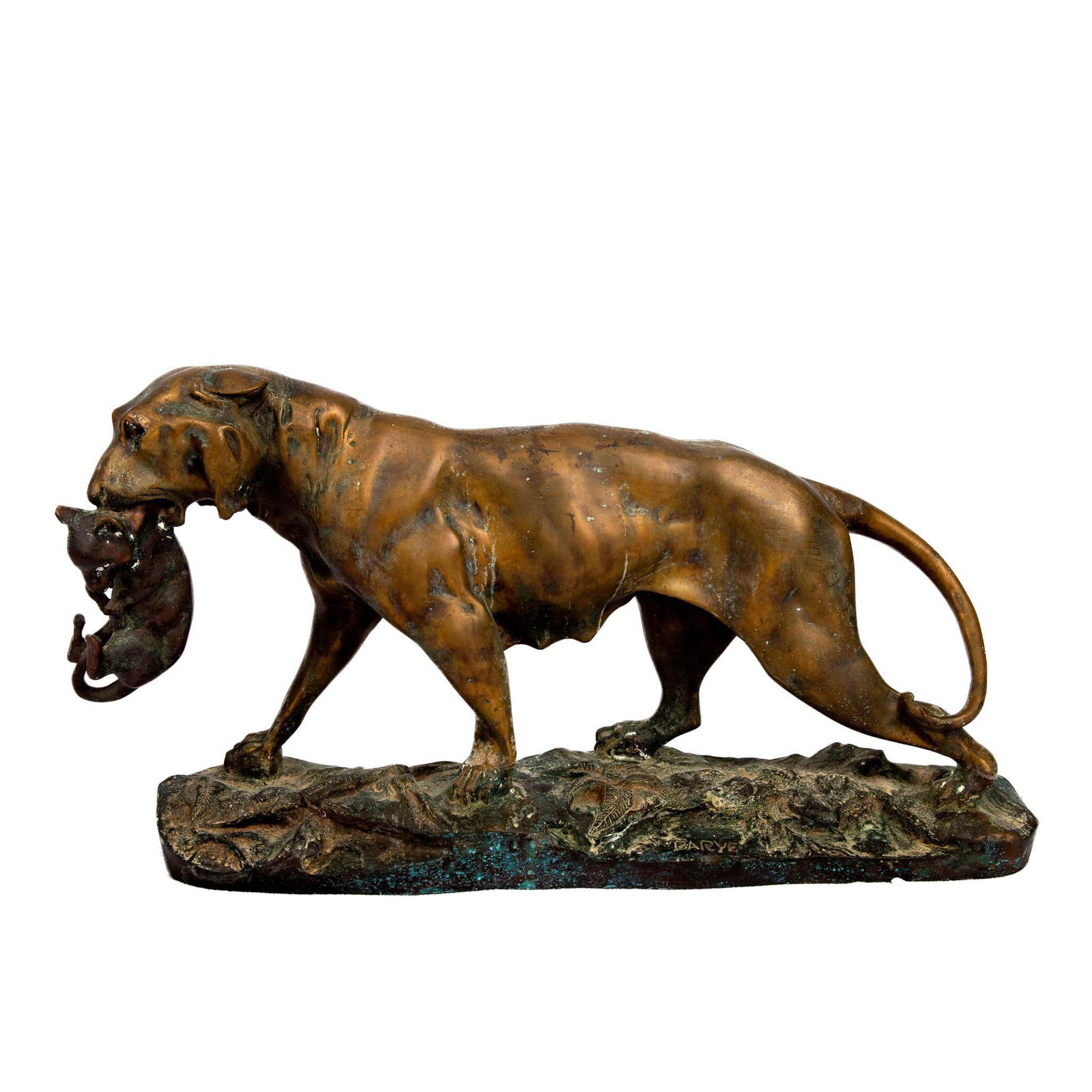 Antoine-Louis Barye Bronze Sculpture, Tigress (1 of 6)