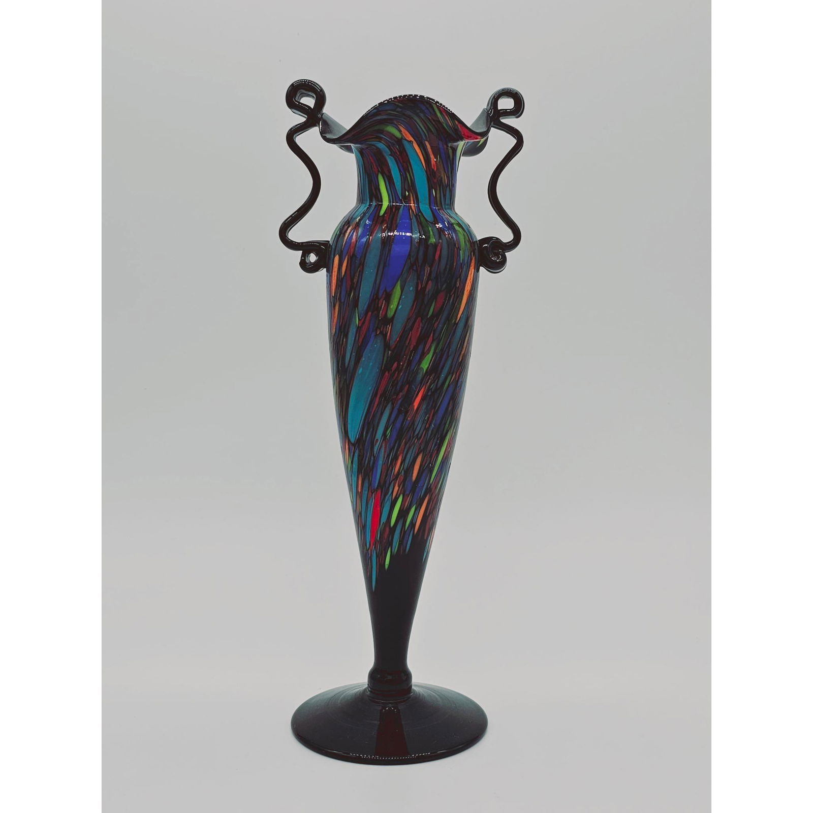 Murano Glass by Fratelli Toso Carnevale Vase (1 of 17)