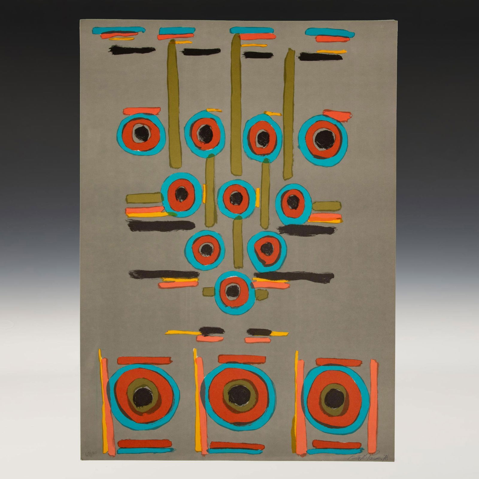 Betty Parsons, Original Color Screenprint on Paper, Signed (1 of 8)