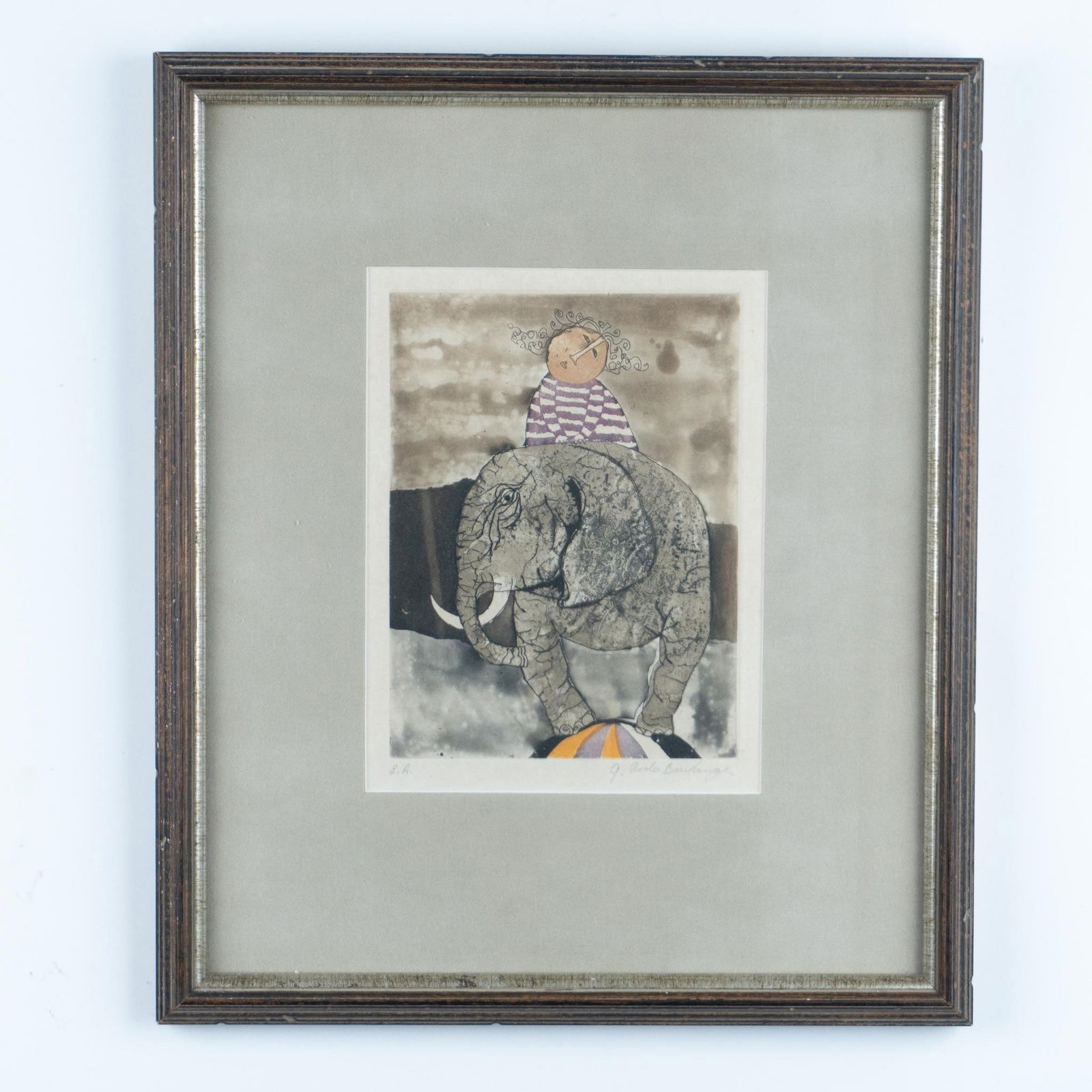 Graciela Rodo Boulanger Framed Etching, Signed (1 of 5)