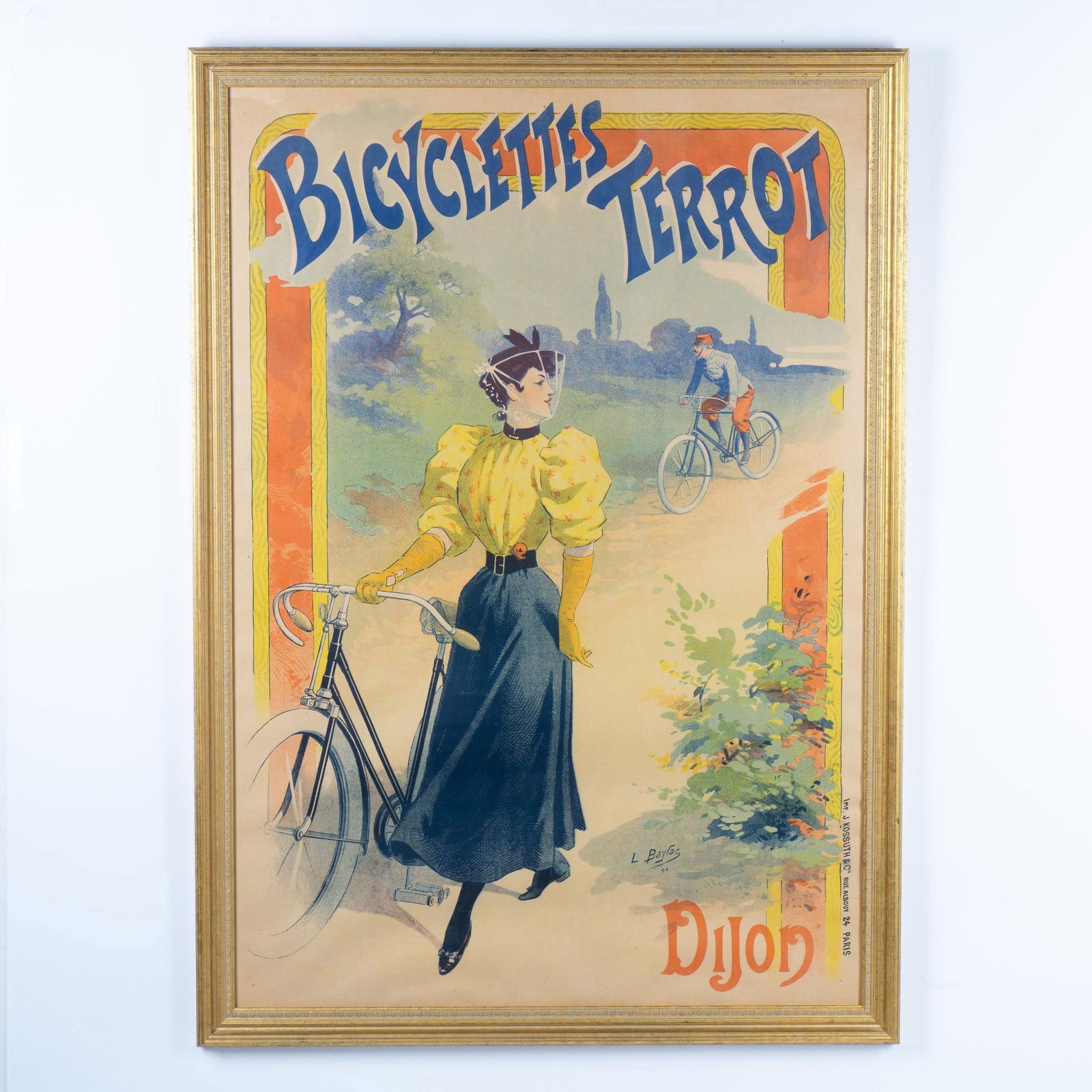 Lucien Baylac, Antique French Belle Epoque Lithograph Poster (1 of 4)