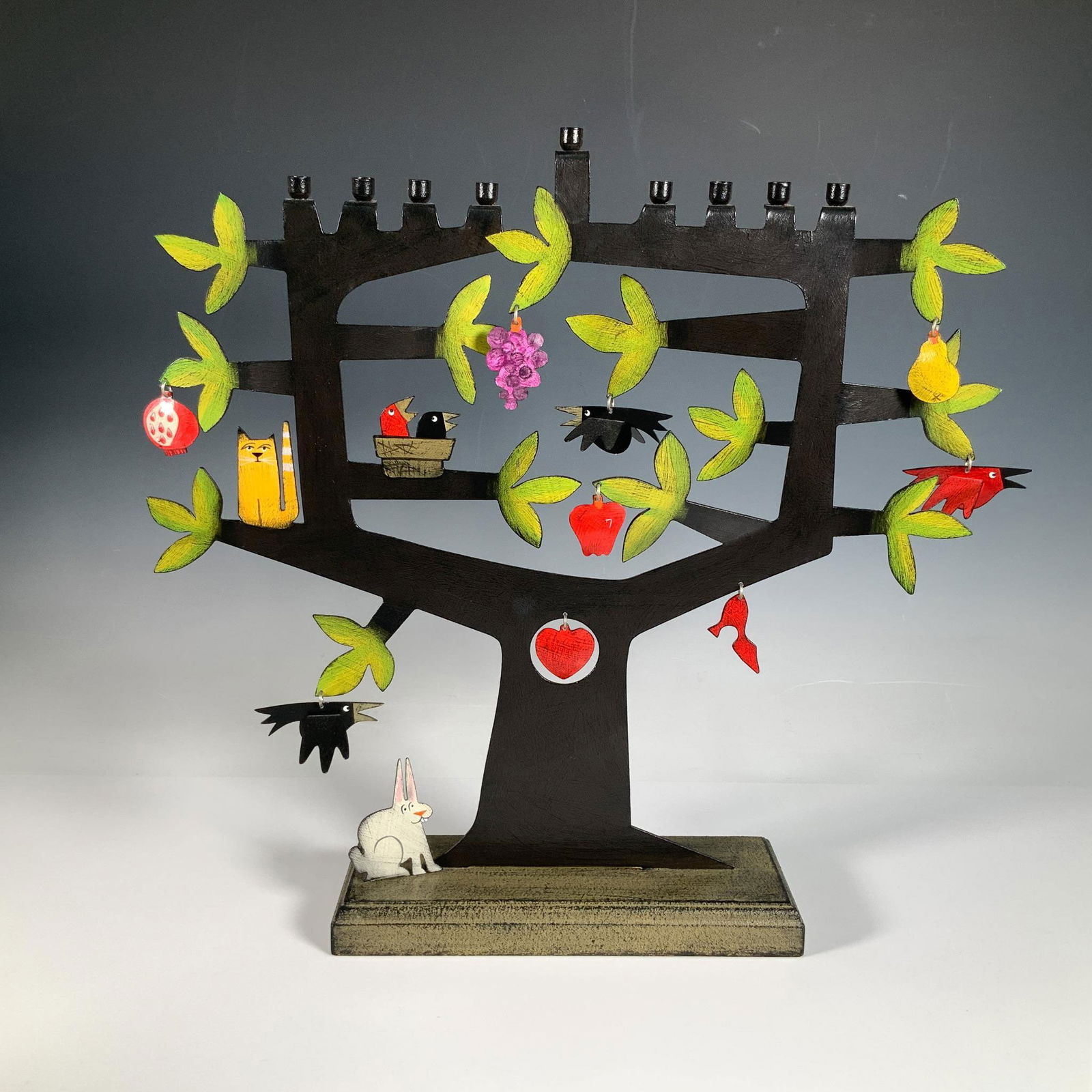 Acme Animal Tree of Life Hanukkah Menorah (1 of 3)