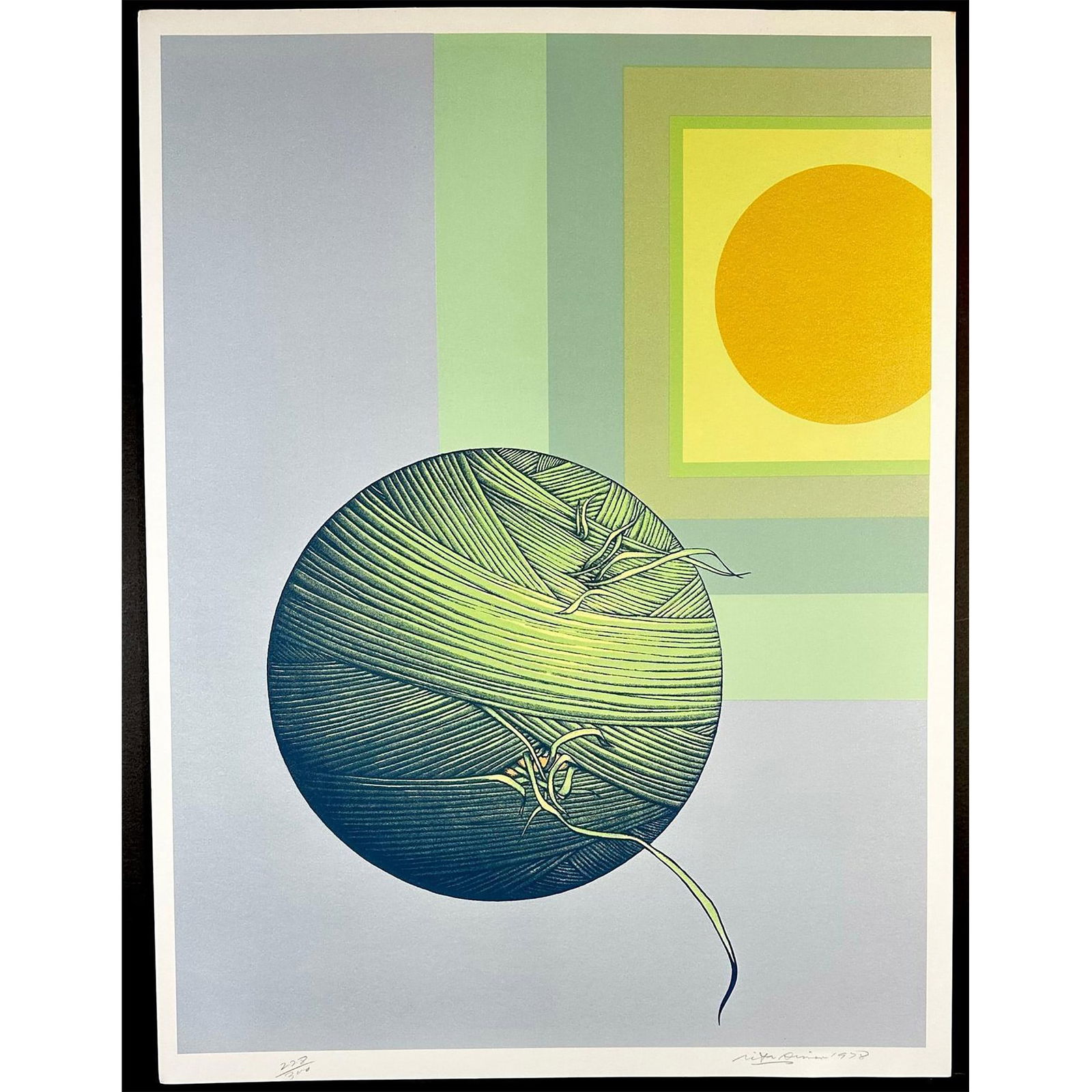 Rita Simon (American 1938-) Screenprint Ariadne signed (1 of 4)