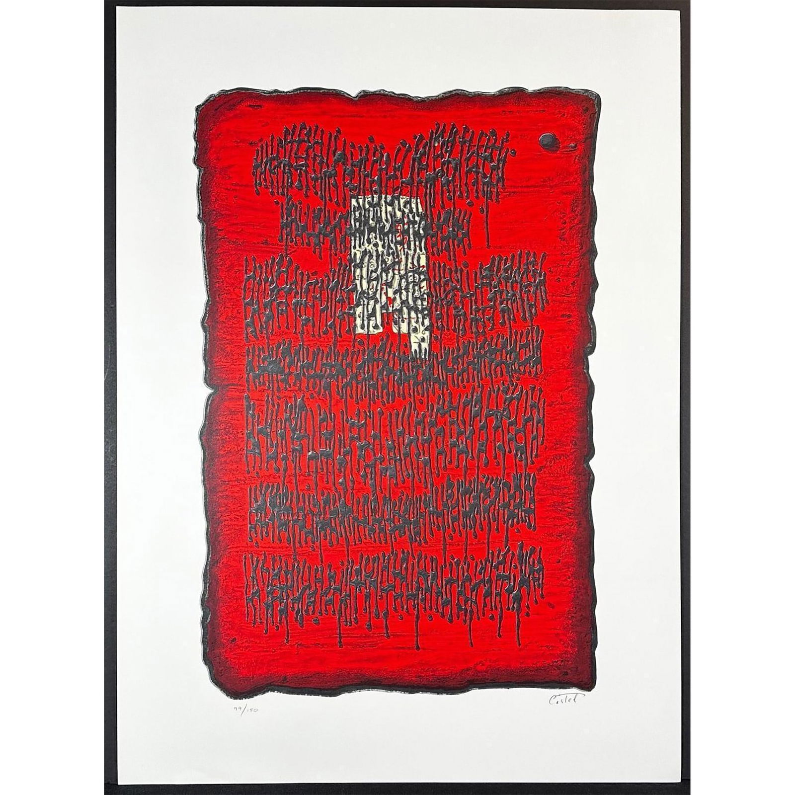 Moshe Castel (Israeli 1909-1991) Lithograph Prophesy, signed (1 of 4)