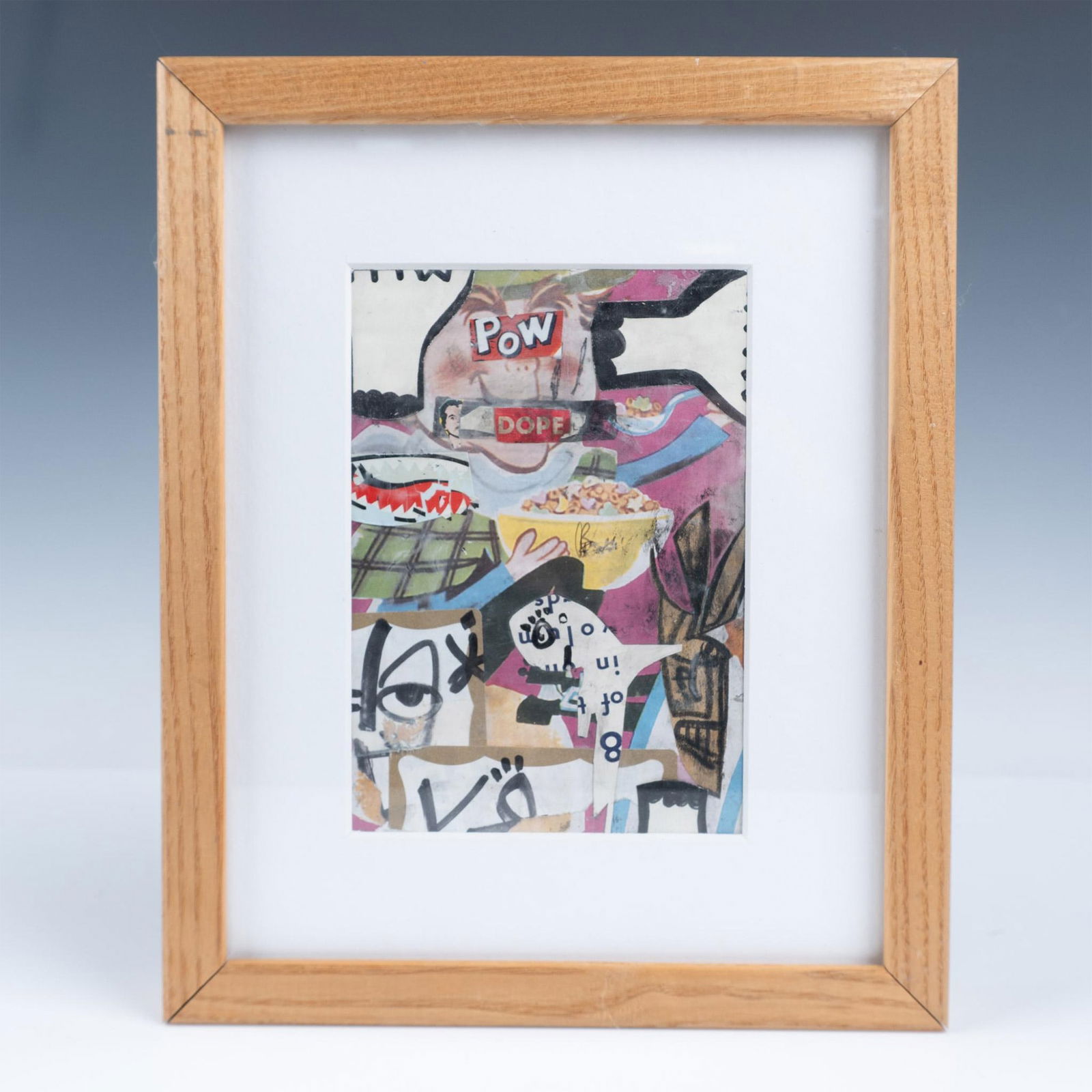 Greg Haberny, Original Mixed Media Collage on Paper, Signed (1 of 3)