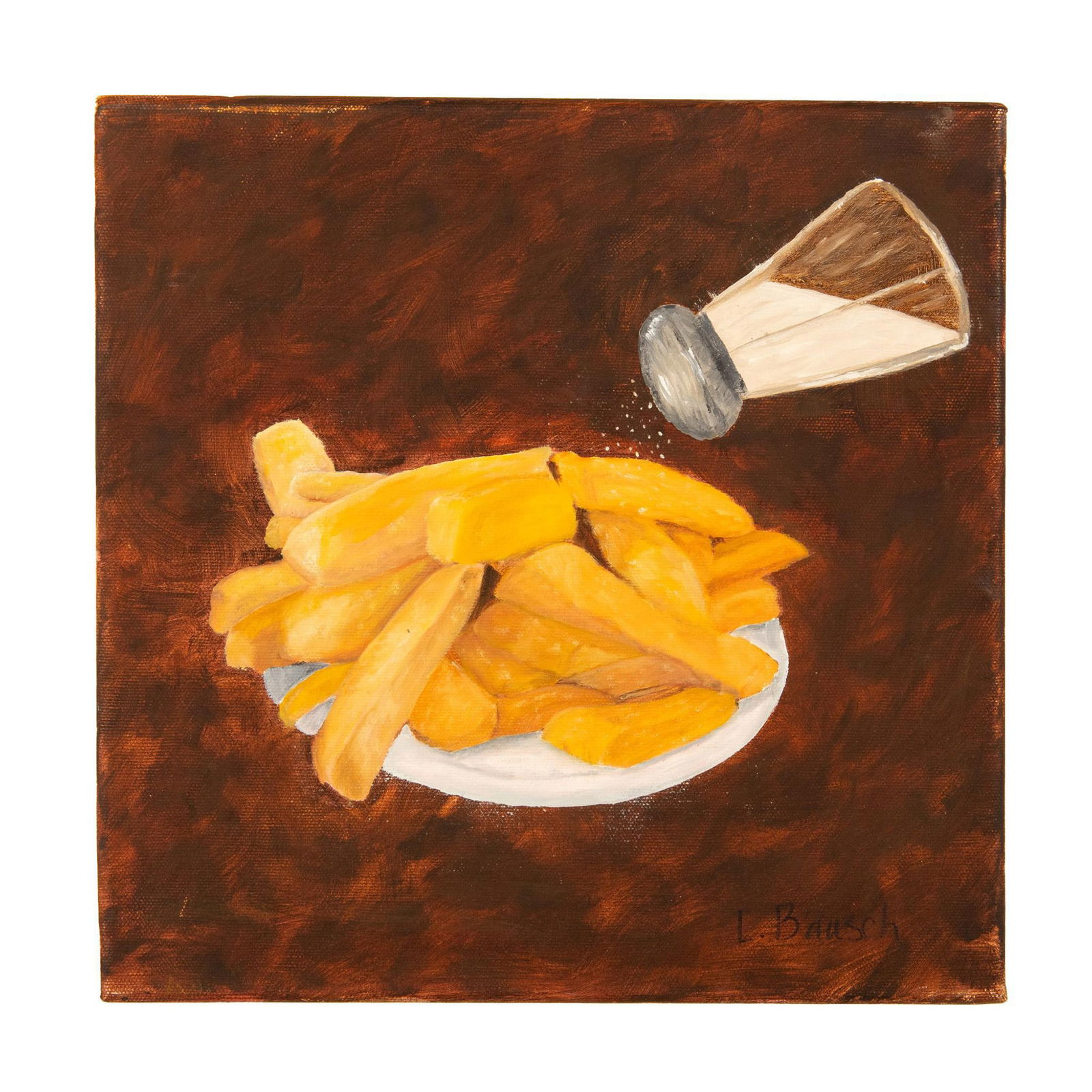 Leon Bausch, Original Oil on Canvas, Signed (1 of 4)