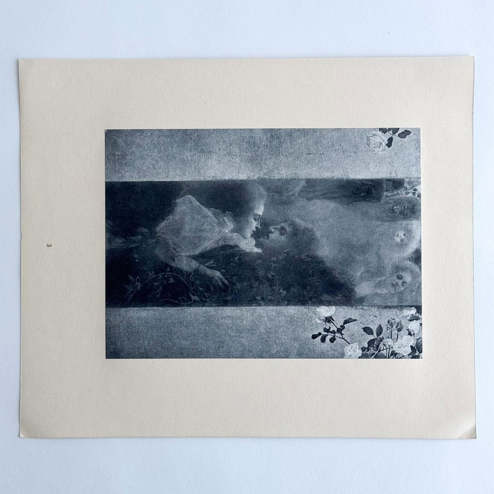 Gustav Klimt (After) Antique Art Nouveau Collotype on Paper (1 of 3)