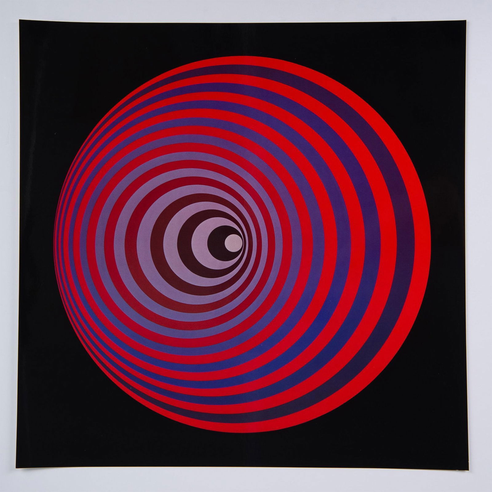 Victor Vasarely, Op Art Original Heliogravure on Paper (1 of 2)