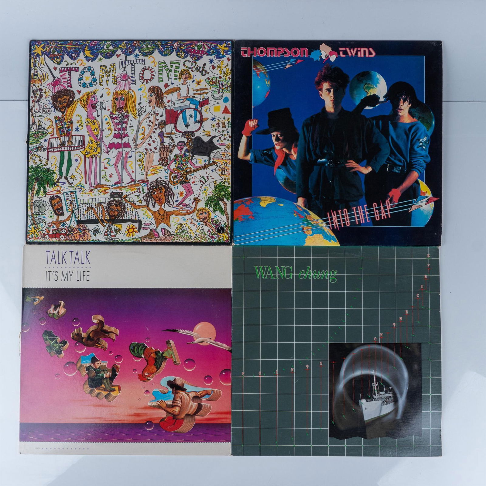 4pc Vinyl Record Lot, 1980s New Wave Artists (1 of 2)