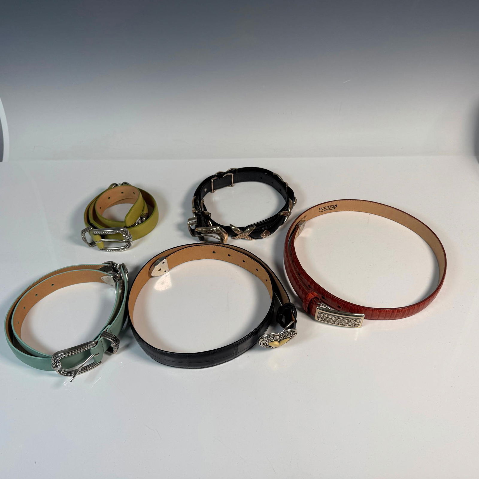 5pc Vintage Brighton Belts (1 of 8)