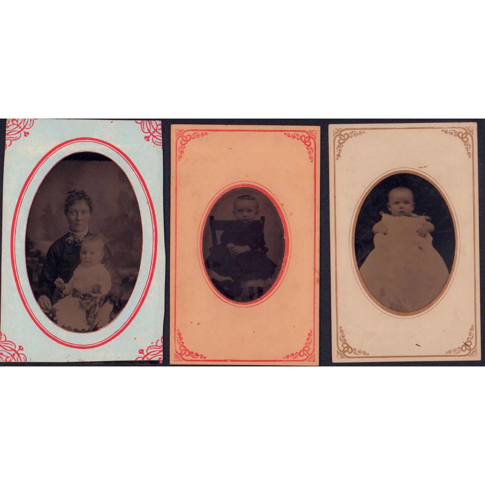 3pc Antique Tintype Photographs (1 of 2)