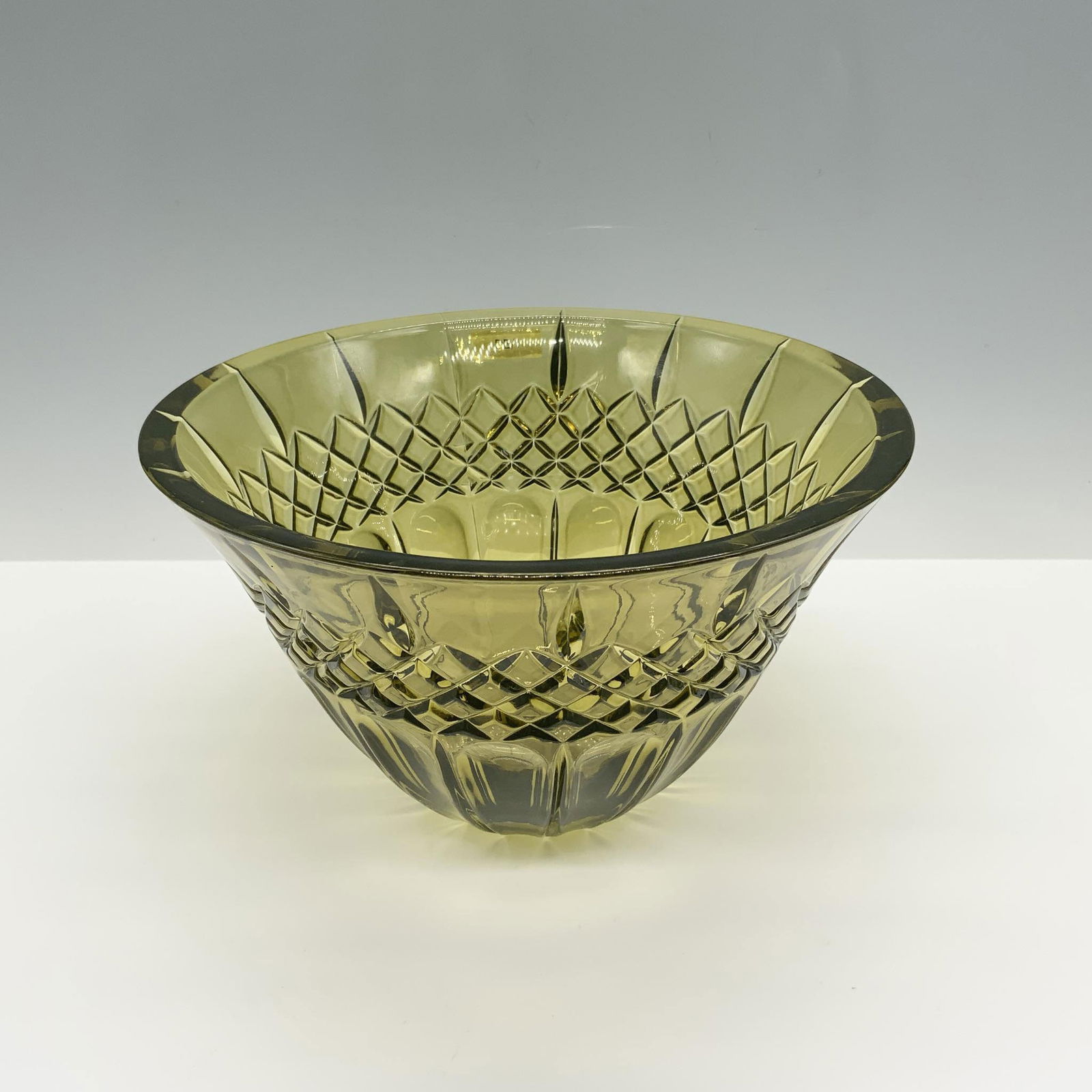 Marquis by Waterford Olive Green Crystal Bowl (1 of 3)