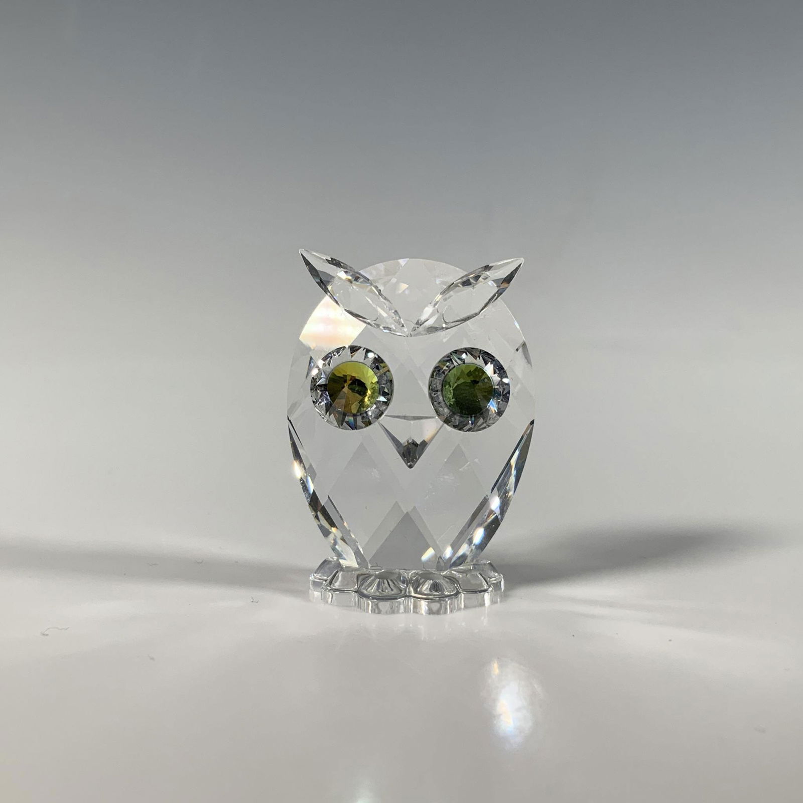 Swarovski Silver Crystal Figurine, Miniature Owl (1 of 5)