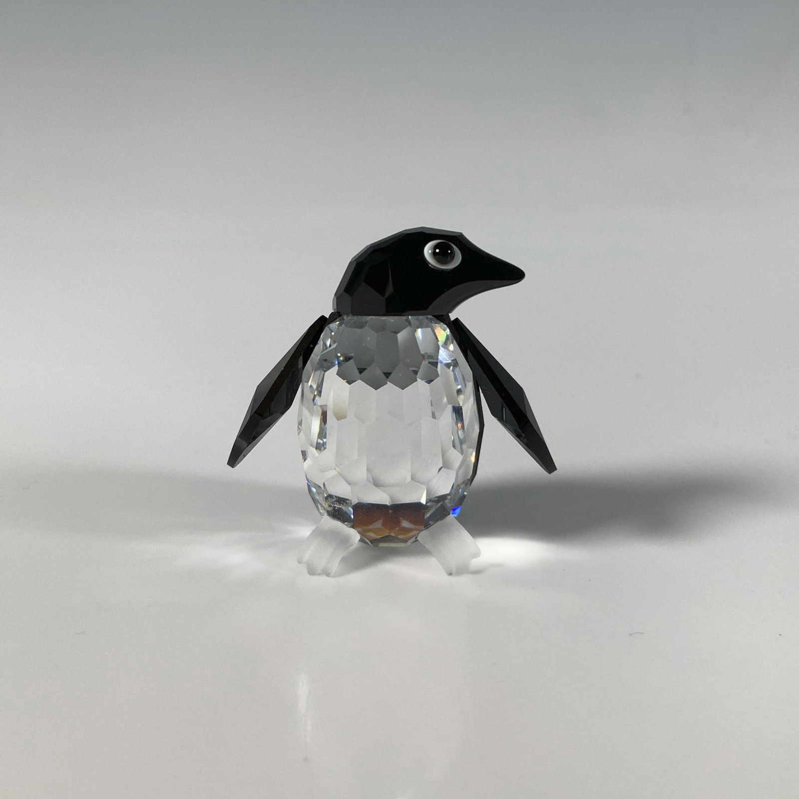 Swarovski Silver Crystal Figurine, Madame Penguin (1 of 5)