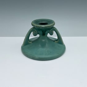 Roseville Pottery Carnelian Candlestick 1915, Model 311-3.5