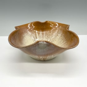 Fulper Pottery Fluted Rim Bowl
