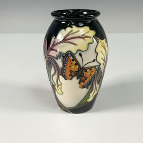 Moorcroft Avalon Butterfly Vase, Sian Leeper Design