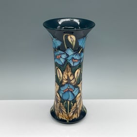 Moorcroft Poppy Design Vase, Signed by Philip Gibson