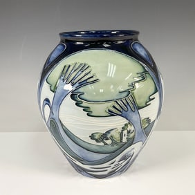 Moorcroft Pottery by Emma Bossons Vase, Knypersley