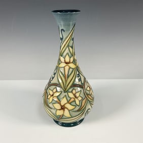 Moorcroft Pottery by Emma Bossons Yellow Flower Vase