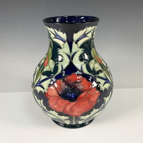 Moorcroft Pottery by Rachel Bishop Vase, Poppy