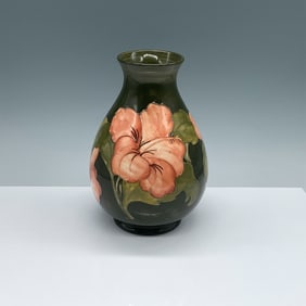 Moorcroft Pottery Vase Hibiscus Design