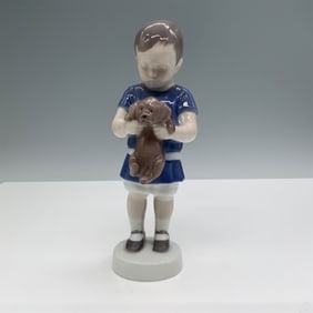 Bing & Grondahl Porcelain Figurine, Boy With Dog