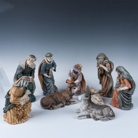 Grandeur Noel Porcelain Figurines Nativity Set