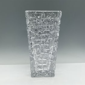 Tiffany & Co. Crystal Geometric Vase