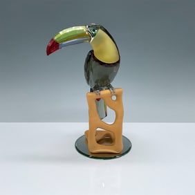 Swarovski Crystal Black Diamond Toucan Figurine