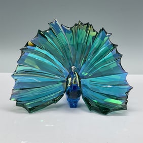 Swarovski Crystal Figurine, Arya Peacock with Box