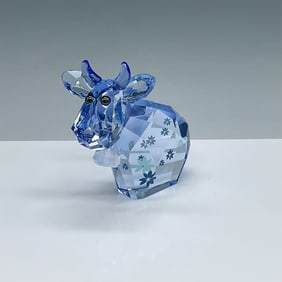Swarovski Crystal Lovlots Flower Mo Blue Cow