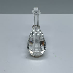 Swarovski Crystal Mandolin Figurine with Stand & Box