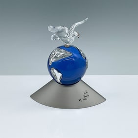 Swarovski Silver Crystal Peace on Earth Figurine w/Box